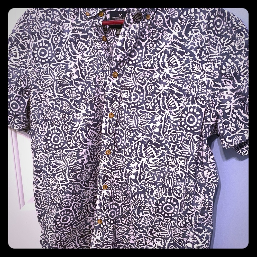 American Eagle Mens Short Sleeve Shirt